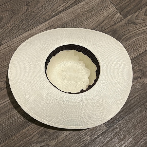 Goorin Bros “The Lucy” Floppy Brim Cream Straw Hat LARGE